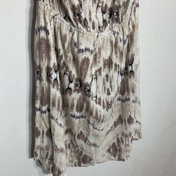 Express Medium Double Strap Tie dye Mini sun Dress - Picture 4 of 9